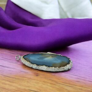 تعليقة من شرحات العقيق Agate Slice