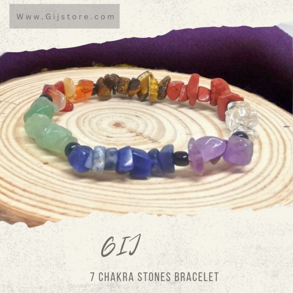 اسوارة الشاكرات السبعة 7 Chakra stones