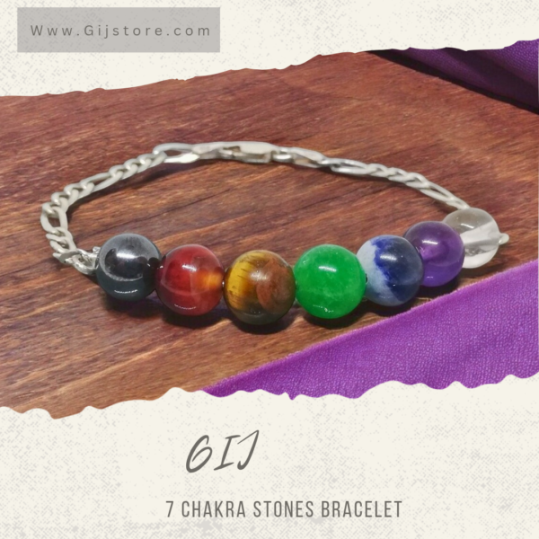 اسوارة الشاكرات السبعة 7 Chakra stones