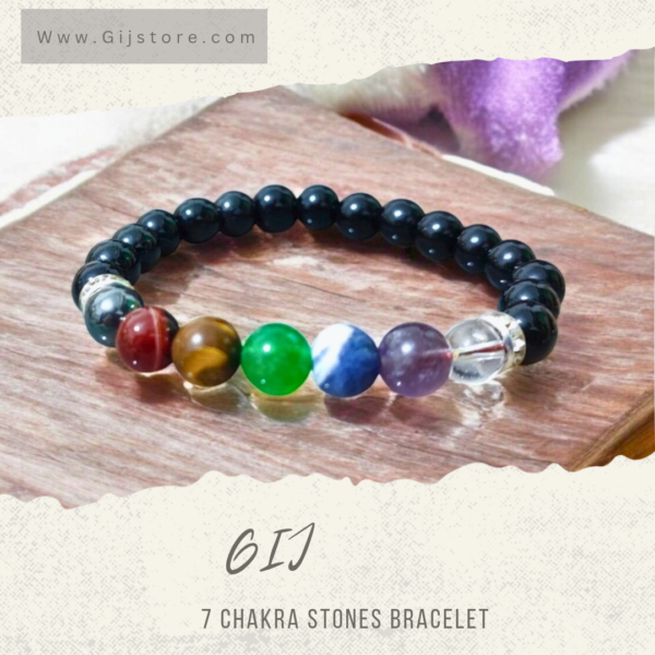 اسوارة الشاكرات السبعة 7 Chakra stones