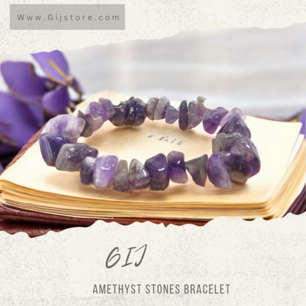 اسوارة من احجار الاماثيست Amethyst