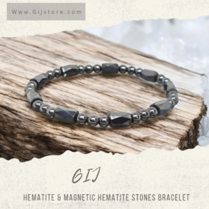 اسوارة من احجار الهيماتيت والهيماتيت المغناطيسي Magnetic Hematite