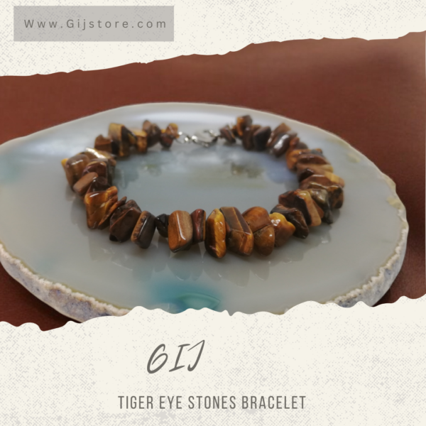 اسوارة من احجار عين النمر Tiger Eye