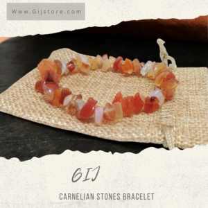 اسوارة من احجار العقيق الاحمر Carnelian
