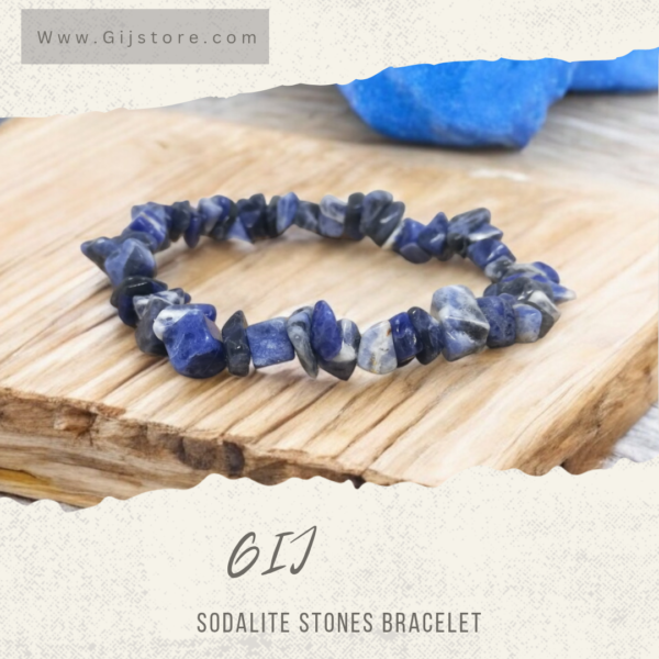 اسوارة من احجار السودالايت Sodalite