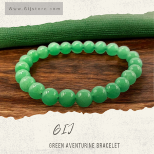 اسوارة من احجار الافنتورين الاخضر Green Aventurine