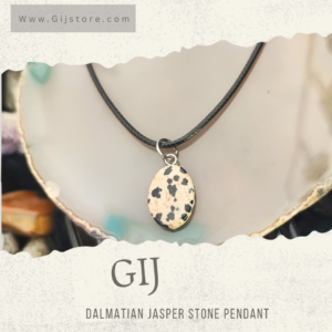 تعليقه من حجر جاسبر الدلماسي Dalmatian Jasper