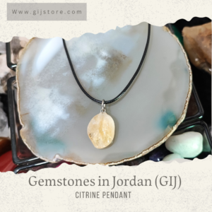 تعليقة من حجر السترين Citrine