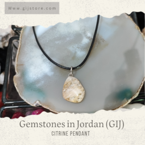 تعليقة من حجر السترين Citrine