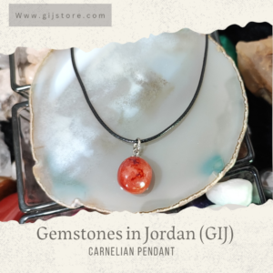 تعليقة من حجر العقيق كارنليان Carnelian