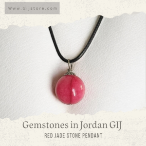 تعليفه من حجر اليشم الاحمر Red Jade