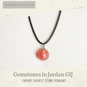 تعليقه من حجر الكوارتز الكرزي Cherry Quartz