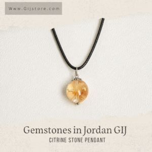 تعليقه من حجر السترين Citrine