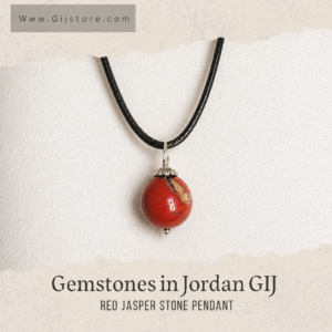 تعليقه من حجر جاسبر الأحمر Red Jasper