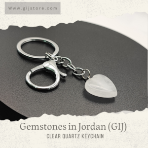 مداليه من حجر الكوارتز الشفاف Clear Quartz